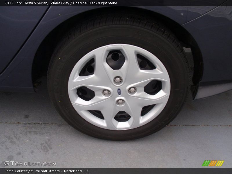 Violet Gray / Charcoal Black/Light Stone 2013 Ford Fiesta S Sedan