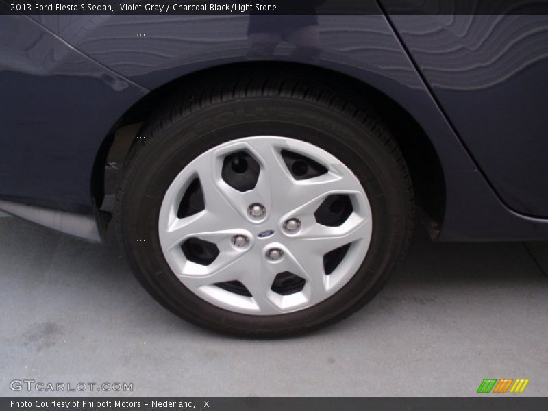 Violet Gray / Charcoal Black/Light Stone 2013 Ford Fiesta S Sedan