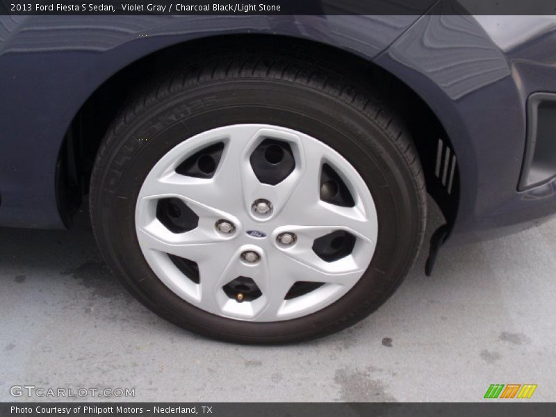 Violet Gray / Charcoal Black/Light Stone 2013 Ford Fiesta S Sedan