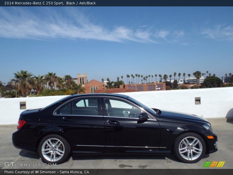 Black / Ash/Black 2014 Mercedes-Benz C 250 Sport