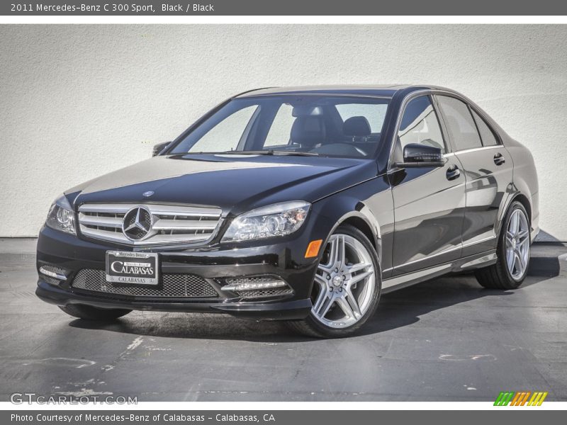Black / Black 2011 Mercedes-Benz C 300 Sport