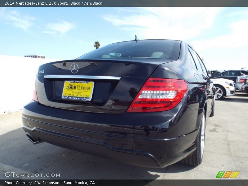 Black / Ash/Black 2014 Mercedes-Benz C 250 Sport