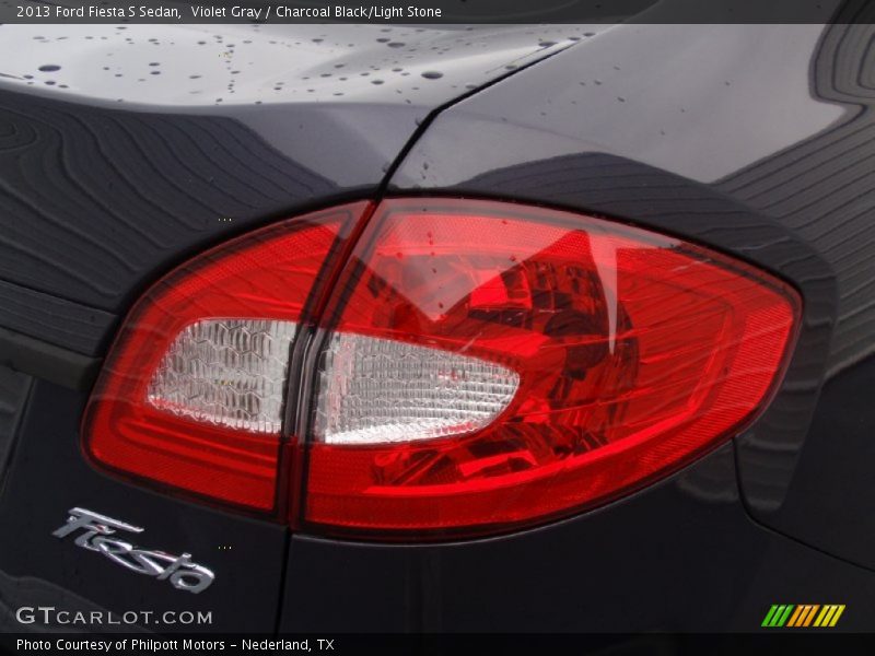 Violet Gray / Charcoal Black/Light Stone 2013 Ford Fiesta S Sedan