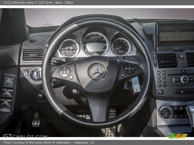 Black / Black 2011 Mercedes-Benz C 300 Sport