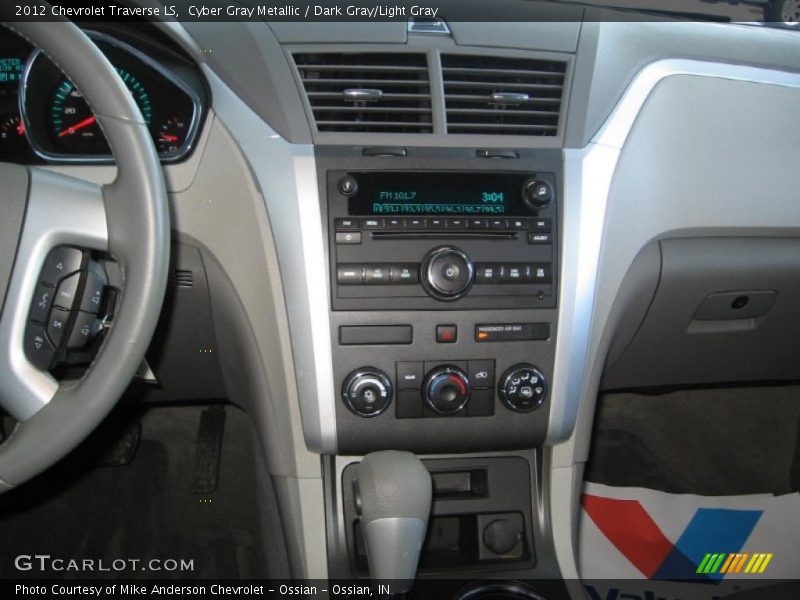 Cyber Gray Metallic / Dark Gray/Light Gray 2012 Chevrolet Traverse LS
