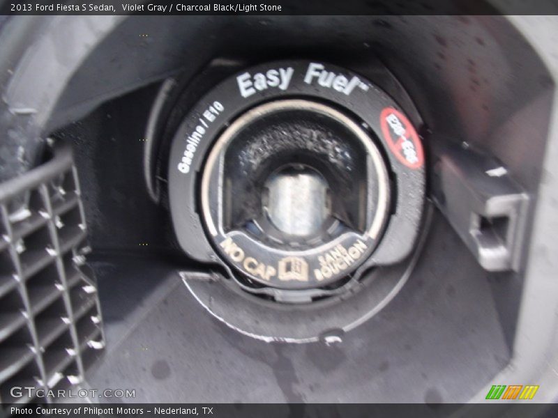 Violet Gray / Charcoal Black/Light Stone 2013 Ford Fiesta S Sedan