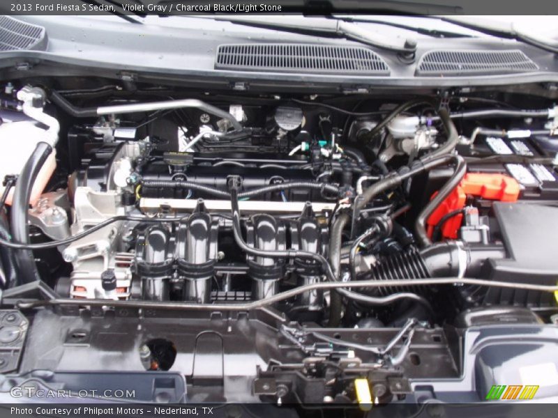 Violet Gray / Charcoal Black/Light Stone 2013 Ford Fiesta S Sedan