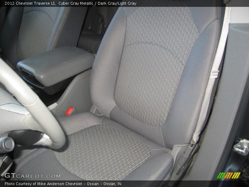 Cyber Gray Metallic / Dark Gray/Light Gray 2012 Chevrolet Traverse LS