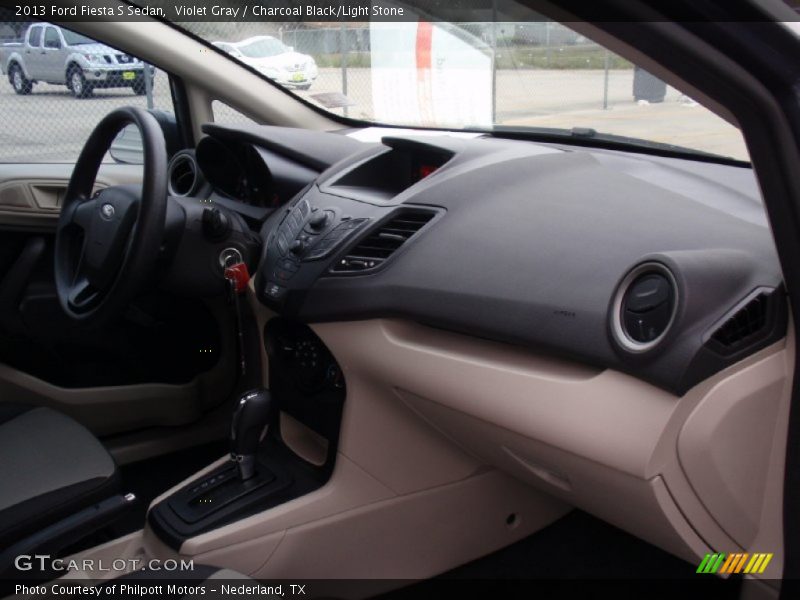 Violet Gray / Charcoal Black/Light Stone 2013 Ford Fiesta S Sedan