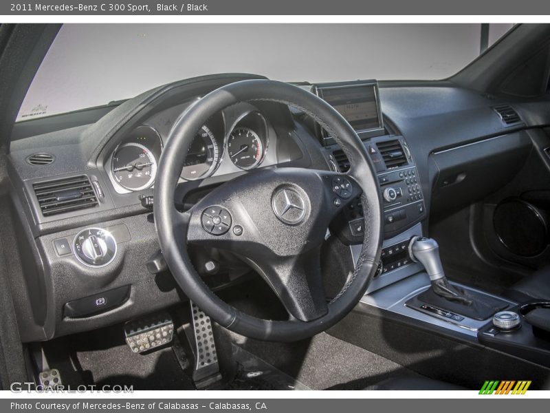 Black / Black 2011 Mercedes-Benz C 300 Sport