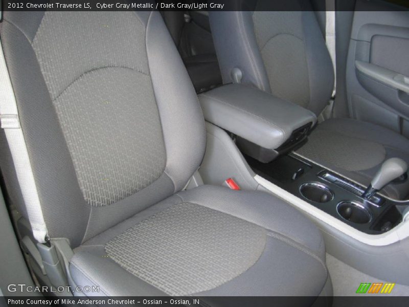 Cyber Gray Metallic / Dark Gray/Light Gray 2012 Chevrolet Traverse LS