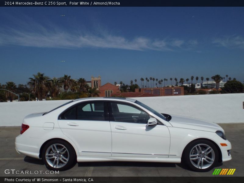 Polar White / Almond/Mocha 2014 Mercedes-Benz C 250 Sport