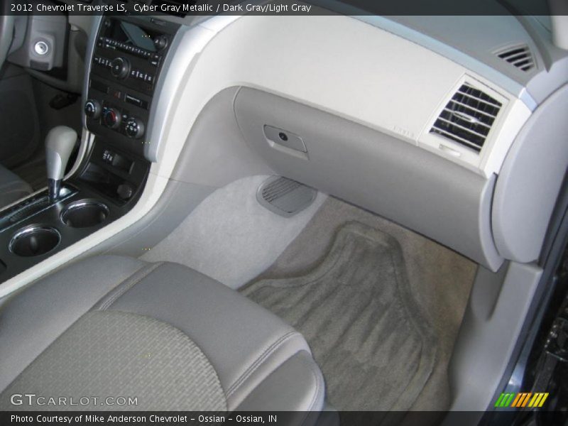 Cyber Gray Metallic / Dark Gray/Light Gray 2012 Chevrolet Traverse LS