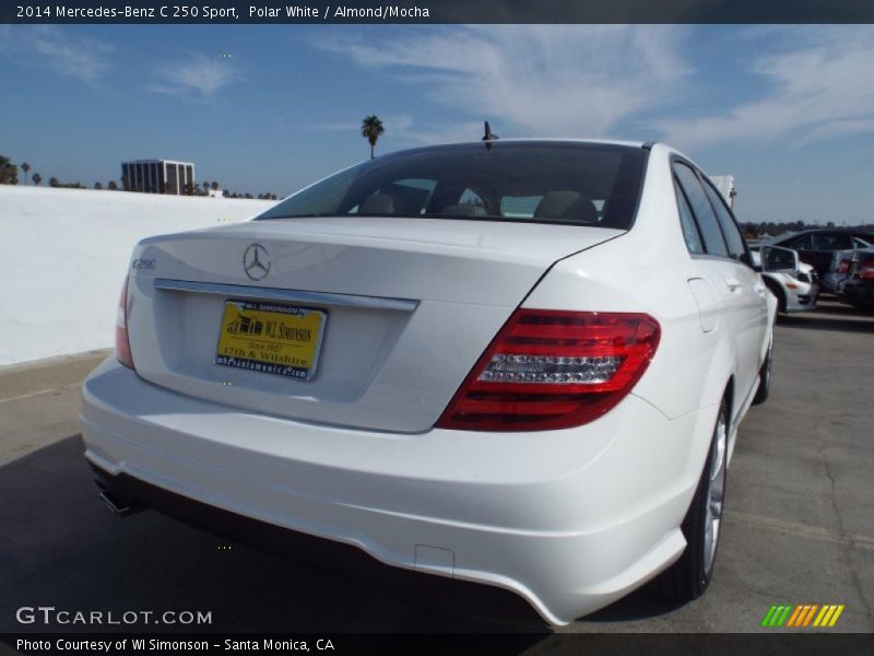 Polar White / Almond/Mocha 2014 Mercedes-Benz C 250 Sport