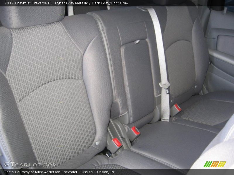 Cyber Gray Metallic / Dark Gray/Light Gray 2012 Chevrolet Traverse LS