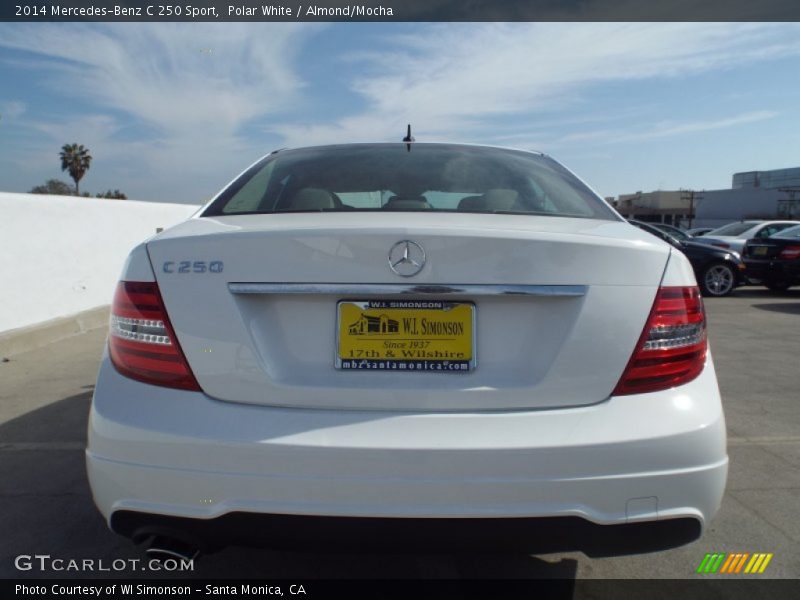 Polar White / Almond/Mocha 2014 Mercedes-Benz C 250 Sport
