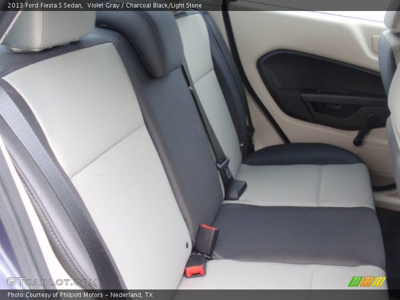 Violet Gray / Charcoal Black/Light Stone 2013 Ford Fiesta S Sedan