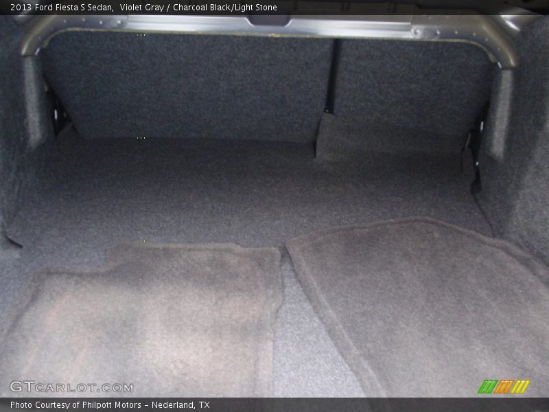 Violet Gray / Charcoal Black/Light Stone 2013 Ford Fiesta S Sedan