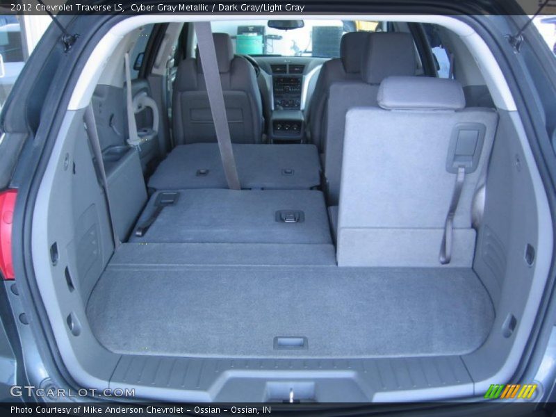 Cyber Gray Metallic / Dark Gray/Light Gray 2012 Chevrolet Traverse LS