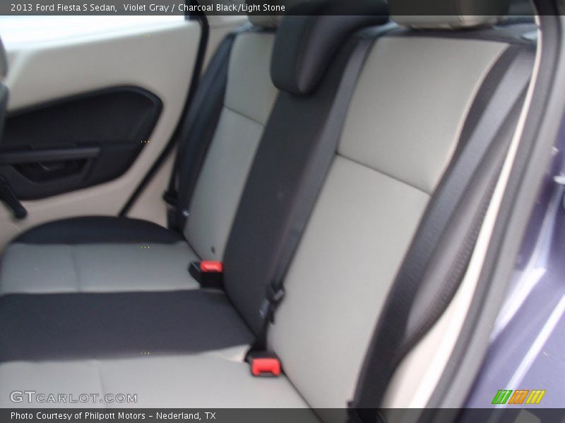 Violet Gray / Charcoal Black/Light Stone 2013 Ford Fiesta S Sedan