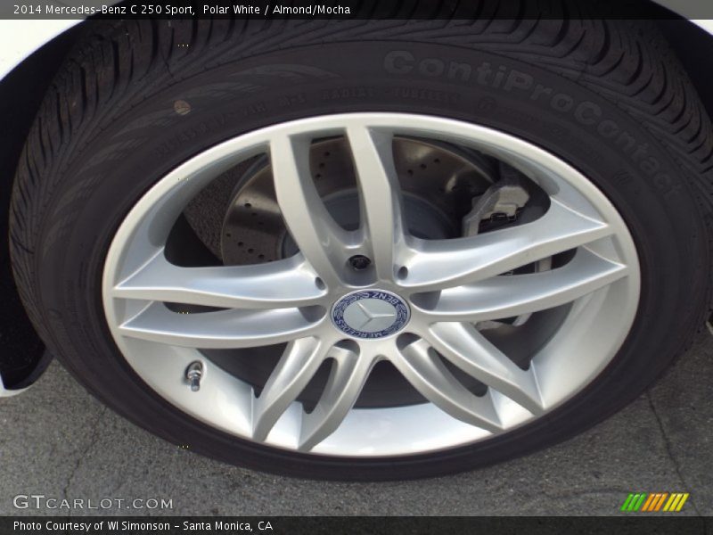 Polar White / Almond/Mocha 2014 Mercedes-Benz C 250 Sport