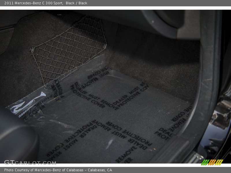 Black / Black 2011 Mercedes-Benz C 300 Sport