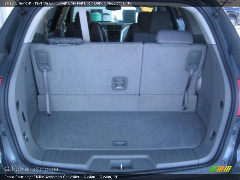 Cyber Gray Metallic / Dark Gray/Light Gray 2012 Chevrolet Traverse LS