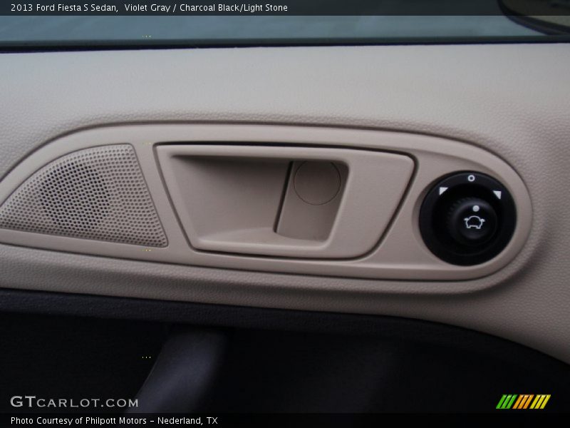 Violet Gray / Charcoal Black/Light Stone 2013 Ford Fiesta S Sedan
