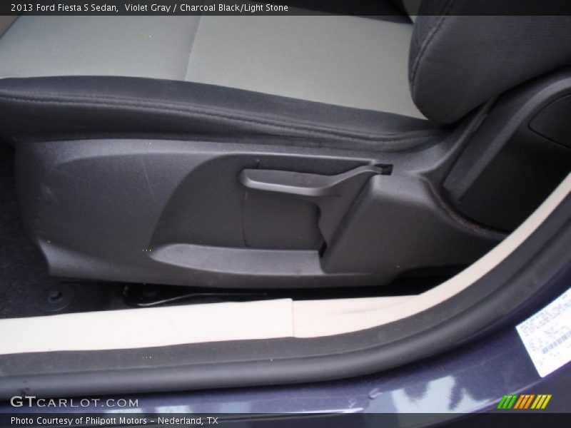 Violet Gray / Charcoal Black/Light Stone 2013 Ford Fiesta S Sedan