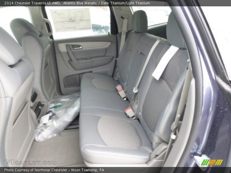Atlantis Blue Metallic / Dark Titanium/Light Titanium 2014 Chevrolet Traverse LS AWD