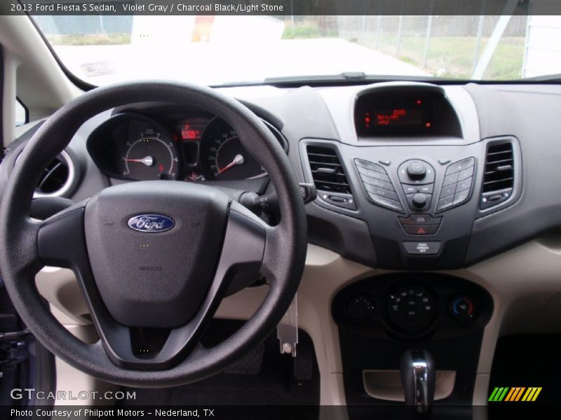 Violet Gray / Charcoal Black/Light Stone 2013 Ford Fiesta S Sedan