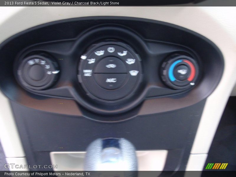 Violet Gray / Charcoal Black/Light Stone 2013 Ford Fiesta S Sedan