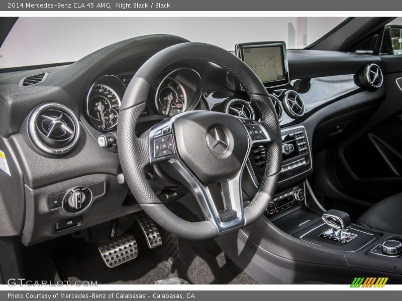 Dashboard of 2014 CLA 45 AMG