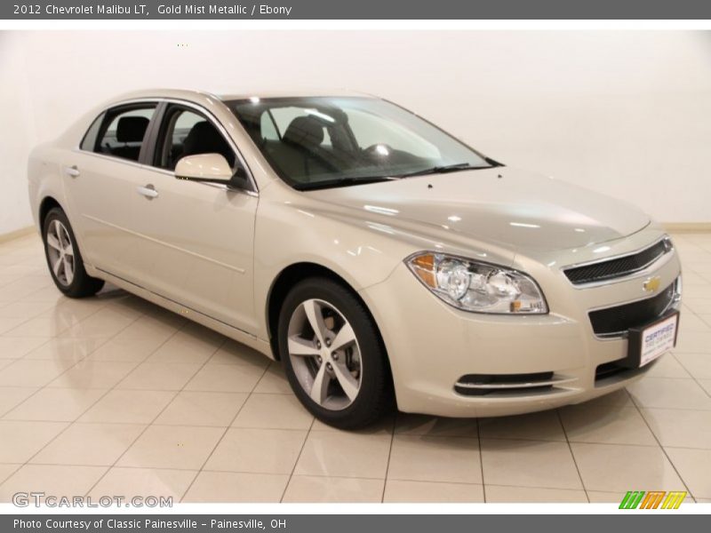 Gold Mist Metallic / Ebony 2012 Chevrolet Malibu LT