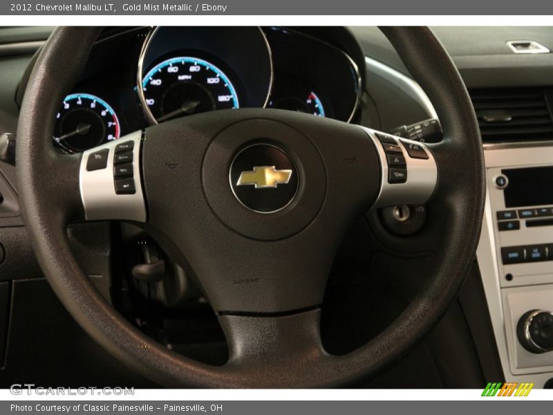 Gold Mist Metallic / Ebony 2012 Chevrolet Malibu LT
