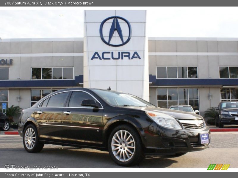 Black Onyx / Morocco Brown 2007 Saturn Aura XR