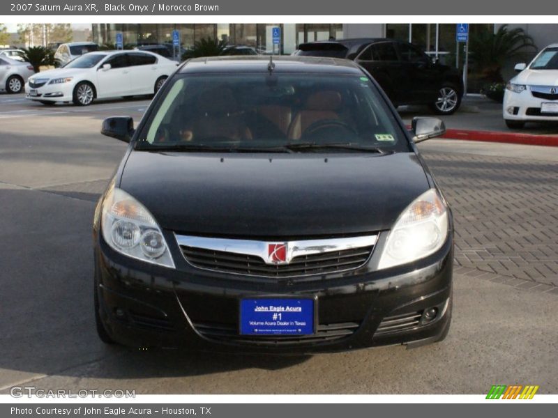 Black Onyx / Morocco Brown 2007 Saturn Aura XR