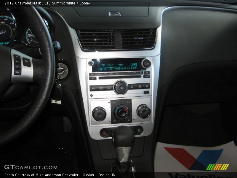 Summit White / Ebony 2012 Chevrolet Malibu LT
