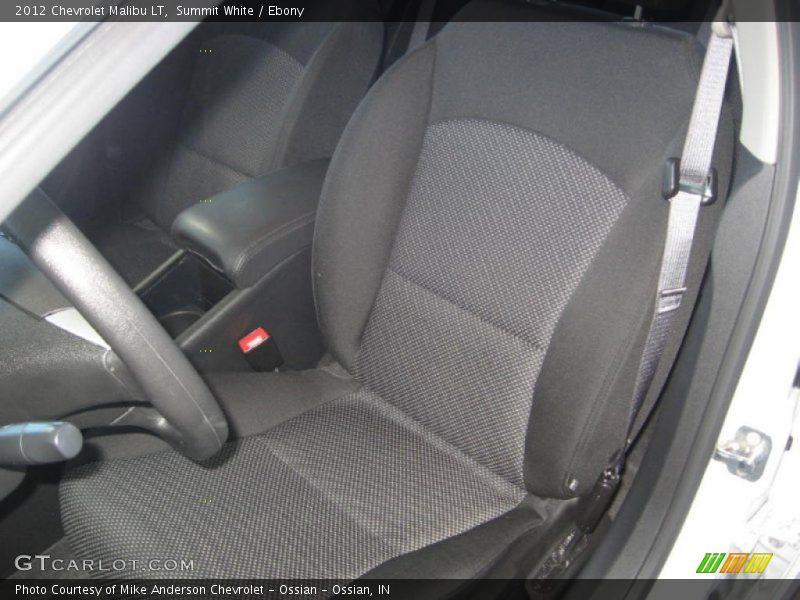 Summit White / Ebony 2012 Chevrolet Malibu LT