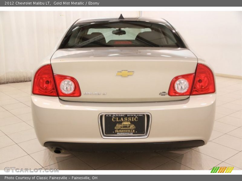 Gold Mist Metallic / Ebony 2012 Chevrolet Malibu LT
