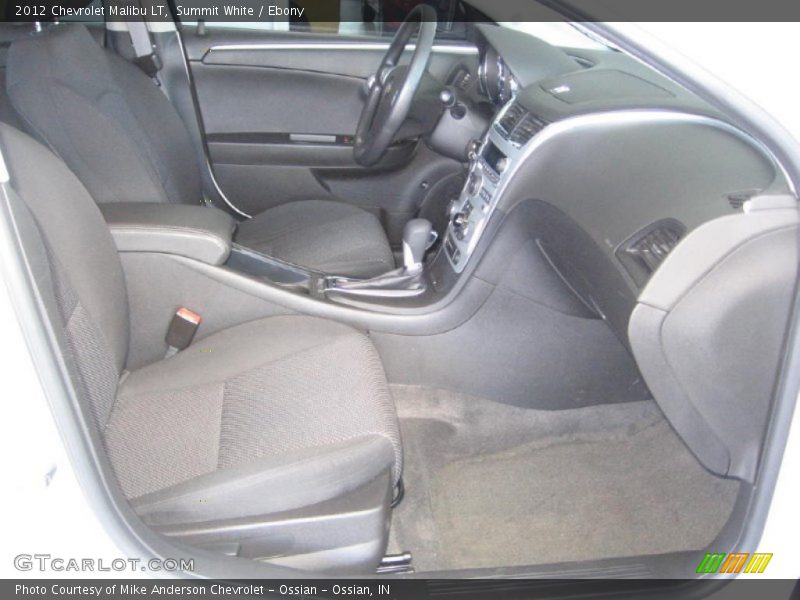 Summit White / Ebony 2012 Chevrolet Malibu LT