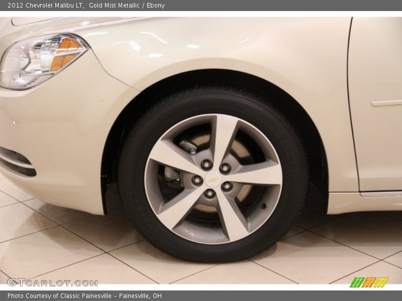 Gold Mist Metallic / Ebony 2012 Chevrolet Malibu LT