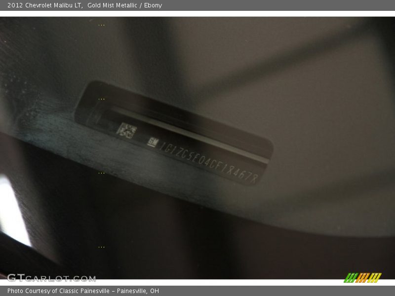 Gold Mist Metallic / Ebony 2012 Chevrolet Malibu LT