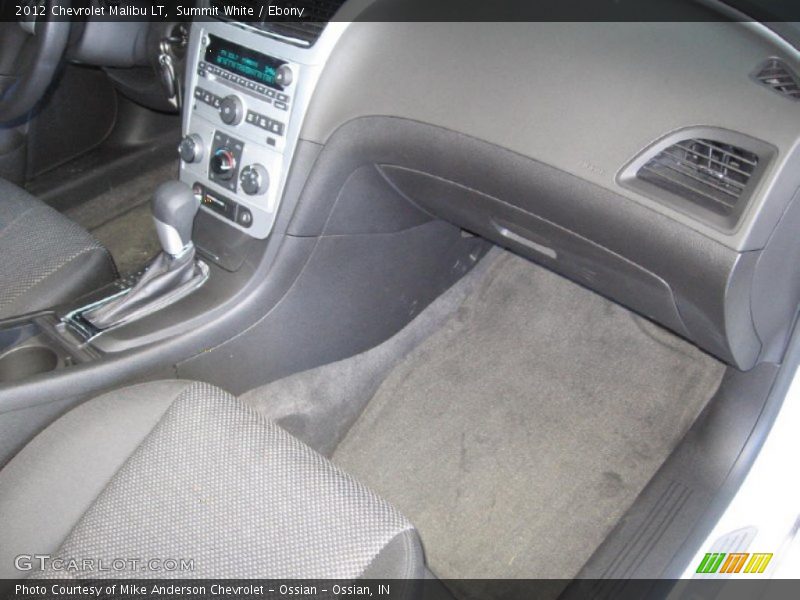 Summit White / Ebony 2012 Chevrolet Malibu LT