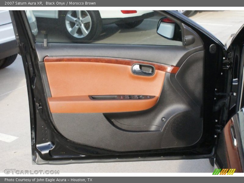 Black Onyx / Morocco Brown 2007 Saturn Aura XR