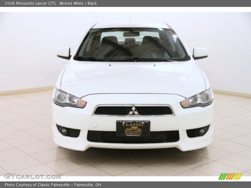 Wicked White / Black 2008 Mitsubishi Lancer GTS