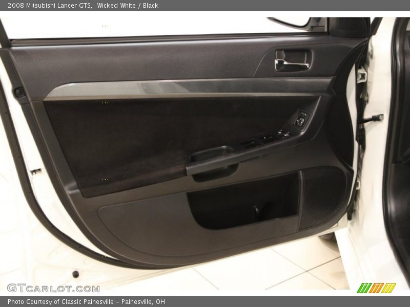 Wicked White / Black 2008 Mitsubishi Lancer GTS