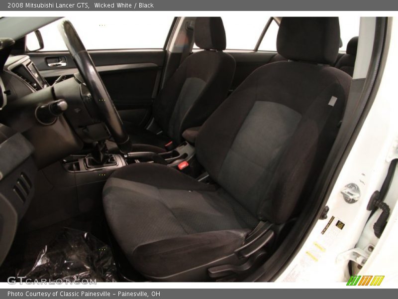 Wicked White / Black 2008 Mitsubishi Lancer GTS