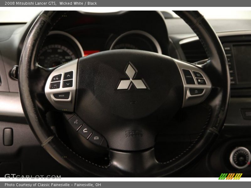 Wicked White / Black 2008 Mitsubishi Lancer GTS