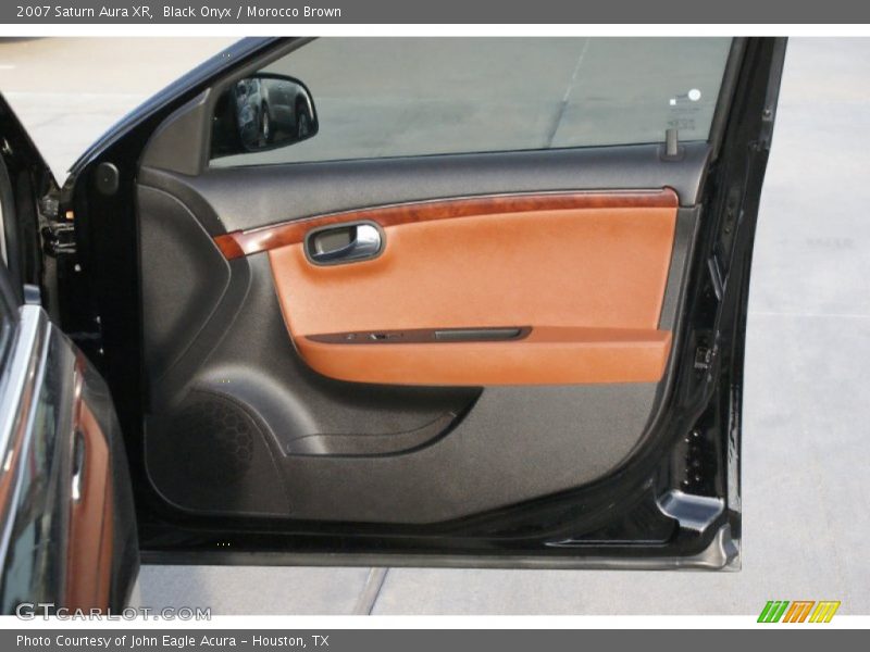 Black Onyx / Morocco Brown 2007 Saturn Aura XR